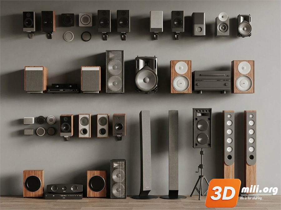 Audio tech 3D Models